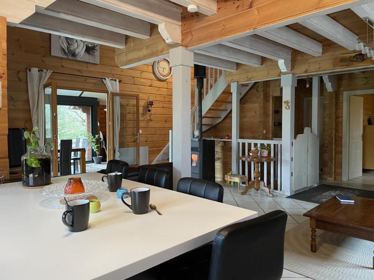 Chalet De Charme Avec Sauna Et Piscine Couverte, Proche De Vichy, Tout Confort, Animaux Acceptes - Fr-1-489-370 Villa Saint-Rémy-en-Rollat Buitenkant foto